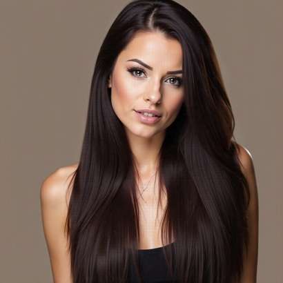 Keratin Extensions - #1b Off Black - 40 cm