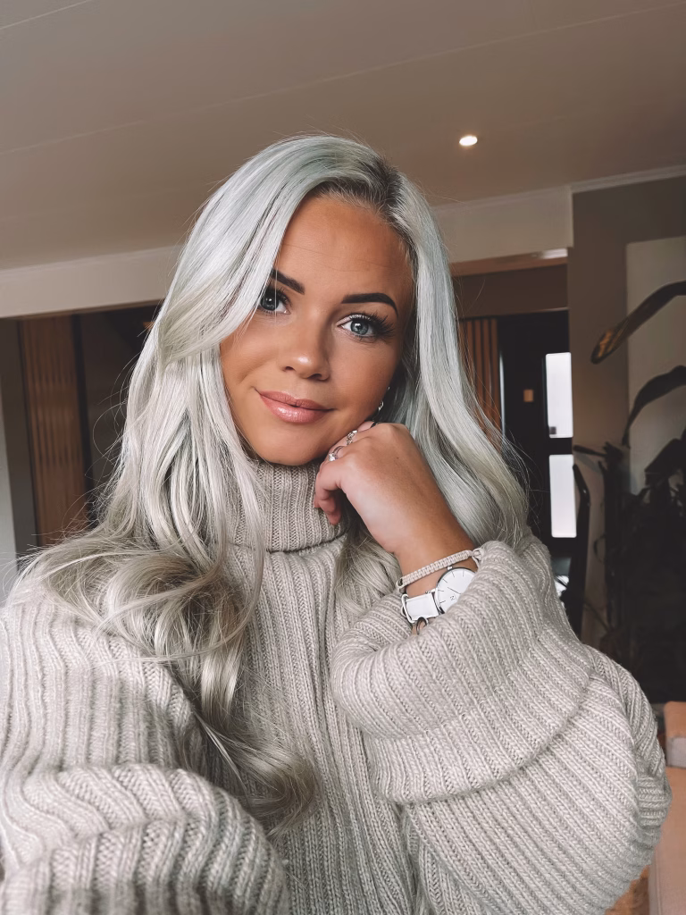 Clip on extensions ekte hår