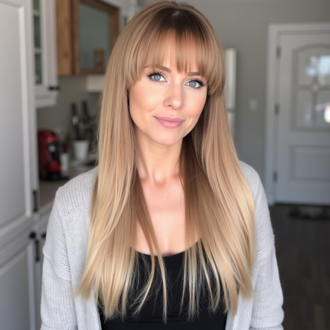 Hair extensions i farge #613/#18 stripet