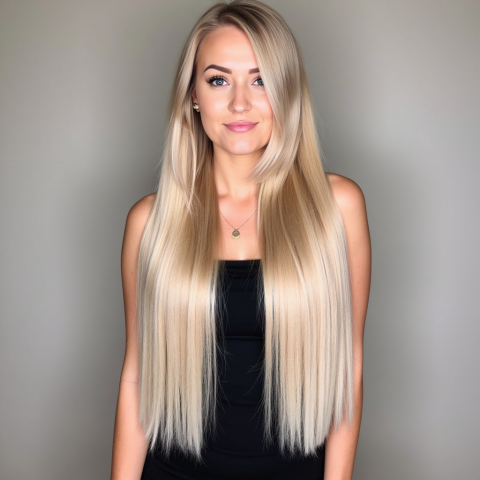 Hair extensions i farge #90 Light Blonde